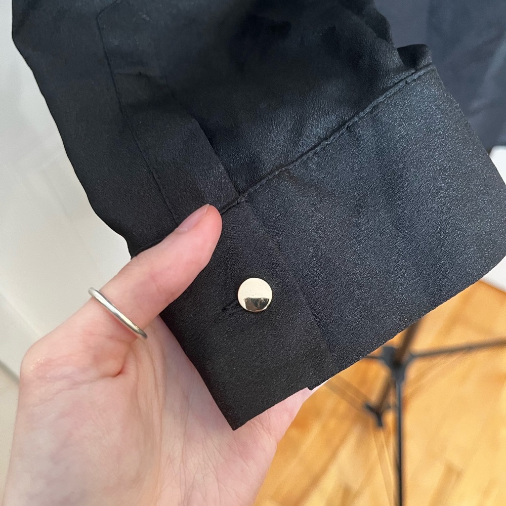 Ivanka Trump Black Button Up - Picture 4 of 4